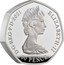 UK 50 Pence 50th Anniversary of Decimalisation. Piedfort 2021 ELIZABETH II D G REG F D 2021 50 PENCE coin obverse