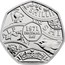 UK 50 Pence (50th Anniversary of Decimalisation) 1971 DECIMAL DAY coin reverse