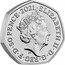 UK 50 Pence (John Logie Baird) ELIZABETH II D G REG F D 50 PENCE 2021 J.C coin obverse