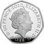 UK 50 Pence The Snowman. Colored 2020  Proof ELIZABETH II D G REG F D 50 PENCE 2020 J.C coin obverse