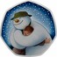 UK 50 Pence The Snowman. Colored 2020  Proof  coin reverse