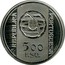 Portugal 500 Escudos 150th Anniversary of the Bank of Portugal ND (1996) INCM Proof KM# 702a REPUBLICA PORTUGUESA 500 ESC. INCM coin obverse
