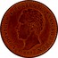 Portugal 500 Reis Luis I Pattern 1863  LUDOVICUS I PORTUG ET ALGARB REX F.A.C. 1863 coin obverse