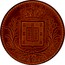 Portugal 500 Reis Luis I Pattern 1863  500 REIS coin reverse