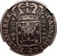 Portugal 600 Reis Countermarked over 1 Cruzado Portugal ND (1887)  IOANNES V D G PORT ET ALG REX 400 1750 coin reverse