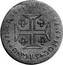 Portugal 600 Reis Maria II in Exile 1829 KM# Pn5 IN HOC SIGNO VINCES coin reverse