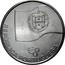 Portugal 8 Euro 150th Anniversary of the Railroad Lisbon Carregado 2006 INCM KM# 778 €8 REPÚBLICA PORTUGUESA coin obverse