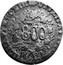 Portugal 800 Reis Maria II in Exile 1829 KM# Pn6 coin obverse