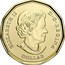 Canada Dollar 75th Anniversary of the UN Charter. Coloured 2020  ELIZABETH II D G REGINA DOLLAR coin obverse