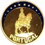 Portugal ECU Man on the horse 2000 X# 100a PORTUGAL coin reverse