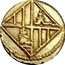 Spain 1/2 Escudo Diamond-Shaped Shield 1703 KM# 37 coin reverse