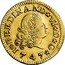 Spain 1/2 Escudo Fernando VI Seville 1747 S PJ Rosettes KM# 373 FERDINAND VI D G 1747 coin obverse