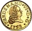 Spain 1/2 Escudo Fernando VI Madrid 1752 JB KM# 378 FERDINAND VI D G 1752 coin obverse