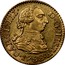 Spain 1/2 Escudo Charles III 1788 DV KM# 425.1 CAROLUS III D G HISP R 1788 coin obverse