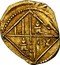 Spain 1/2 Escudo Crowned Arms 1695 KM# 26 coin reverse
