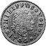 Spain 1/2 Escudo (Philip V) KM# 361.1 PHILIPPUS V D G 1745 coin obverse