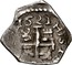Spain 1/2 Real Philip III 1621 S R KM# 15.2 HISPANIARVM REX 1621 coin reverse