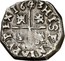 Spain 1/2 Real Philip IV 1643 MD B KM# 17 1643 HISPANIARVM REX coin reverse