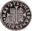 Spain 1/2 Real Madrid 1752 JB KM# 370.1 HISPANIARUM REX 1752 coin reverse