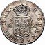 Spain 1/2 Real (Charles IIII) KM# 438.2 HISPANIARUM REX S CN coin reverse