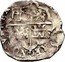 Spain 1/2 Real KM# 15.1 Hammered Coinage coin reverse