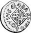 Spain 1/2 Seizain Barcelona 1644 KM# 35 BARCINO - CIVI coin reverse
