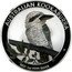 Australia 1 Dollar (Australian Kookaburra. Colored) AUSTRALIAN KOOKABURRA 2021 1 OZ .9999 SILVER coin reverse
