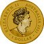 Australia 1 Dollar Happy Birthday 2021 P Postal cover ELIZABETH II AUSTRALIA 2021 1 DOLLAR coin obverse