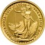 UK 10 Pounds Standing Britannia 2017 1/10 OZ 999.9 FINE GOLD / BRITANNIA / NATHAN coin reverse