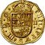 Spain 2 Escudos Sevilla 1610 S B KM# 48.3 PHILIPVS III D G S B II coin obverse
