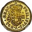 Spain 2 Escudos Sevilla 1701 S M KM# 254 PHILIPPVS V DEI GRAT S M II coin obverse