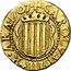 Spain 2 Escudos Carlos III Pretender 1707 KM# 47 CAROLVS III R ARA 1707 coin obverse