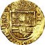 Spain 2 Escudos Philip IV 1651 G M KM# 51.1 PHILIPPVS IIII D G MD V II coin obverse