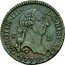 Spain 2 Maravedis Segovia Acueduct 1772 KM# 406.2 CAROLUS III D G HISP REX 1772 2 coin obverse