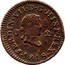 Spain 2 Maravedis Fernando VII Jubia 1819 J KM# 488 FERDIN VII D G HISP REX J 2 1819 coin obverse