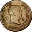 Spain 2 Maravedis Fernando VII Jubia 1824 J KM# 504 FERDIN VII D G HISP REX J 2 1824 coin obverse