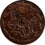Spain 2 Maravedis Fernando VII Jubia 1824 J KM# 504 coin reverse
