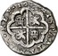 Spain 2 Reales Philip III 1614 Aqueduct S KM# 60 HISPANIARVM REX 1614 coin reverse
