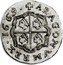 Spain 2 Reales (4 Reales de Vellon) Charles II 1669 KM# 45 ARAGONVM REX 1669 coin reverse