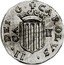 Spain 2 Reales (4 Reales de Vellon) Charles II 1669 KM# 45 CAROLVS II DEI G CA II coin obverse