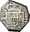Spain 2 Reales Felipe V Madrid 1704 BR (4 retrograde) KM# 262 coin obverse