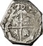 Spain 2 Reales Felipe V Madrid 1704 BR (4 retrograde) KM# 262 coin reverse