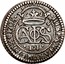 Spain 2 Reales Charles III Pretender 1708 KM# PT5 HISPANIARVM REX 1708 coin obverse