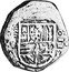 Spain 2 Reales (Valladolid Flags) KM# 26.9 PHILIPPVS II coin obverse
