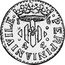 Spain 2 Sols 1644 KM# 12.2 Spain Local Province Valencia Standart Coinage PERPINIANI VILE 1644 coin obverse