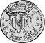 Spain 2 Sols 1644 KM# 12.1 Spain Local Province Valencia Standart Coinage PERPINIANI VILE 1644 coin obverse