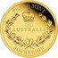 Australia 25 Dollars (95 Anniversary of Queen Elizabeth II) AUSTRALIA PERTH MINT SOVEREGN 95 coin reverse