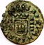 Spain 4 Maravedis Philip IV 1663 Y KM# 156.4 HISPANIARVM REX 1663 M S IIII coin reverse
