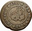 Spain 4 Maravedis Felipe V Zaragoza 1719 KM# 305 VTRVMQ VIRT PROTEGO 1719 coin reverse