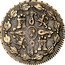 Spain 4 Maravedis 1817 KM# 490.2 Milled Real Coinage coin reverse
